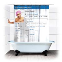 Штора для ванной Facebook-2