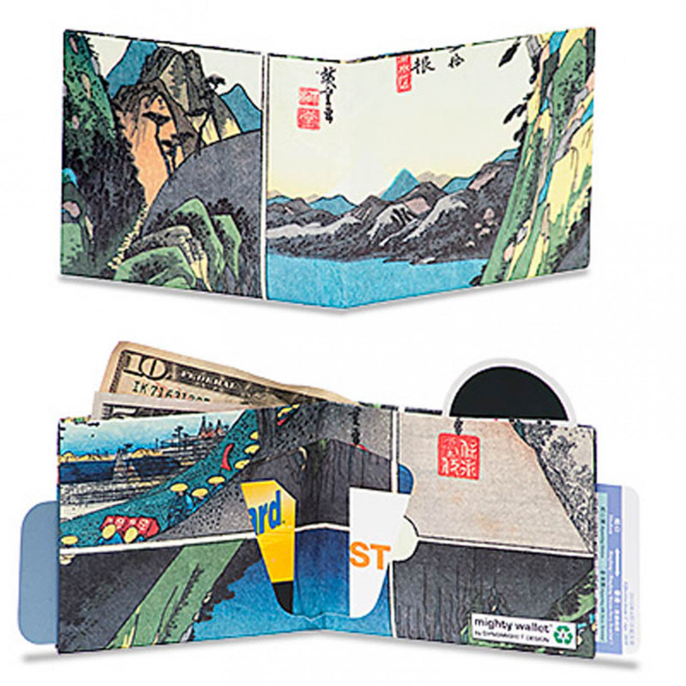 Бумажник Mighty Wallet Hiroshige