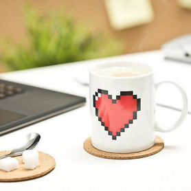 Кружка-хамелеон Горячее Сердце-2
