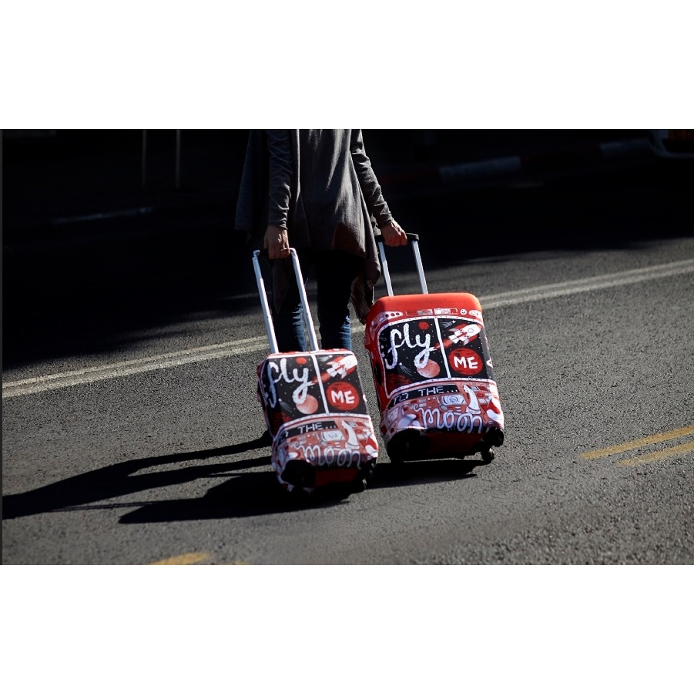 Чехол для чемодана LOQI LUGGAGE COVER Urban Thailand 