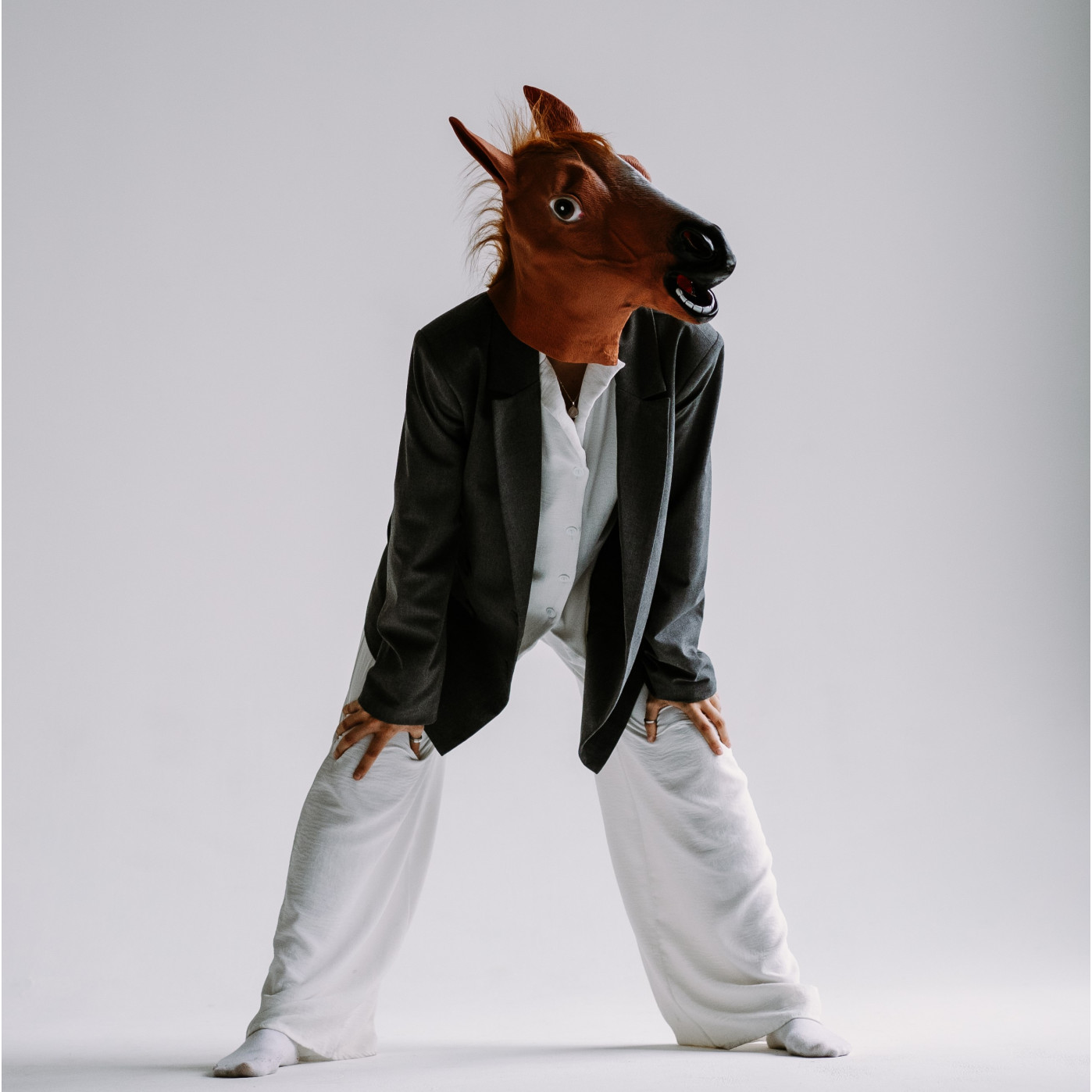 Маска лошади коричневая