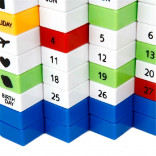 Календарь-конструктор Лего синий