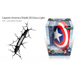 3D светильник Щит Капитана Америки