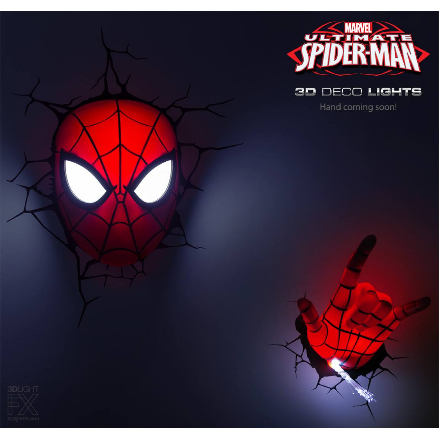 3D светильник Человек Паук