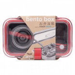 Ланч-бокс Bento Box красно-черный