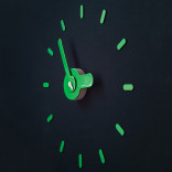 DIY часы-аппликация - On-Time Colored