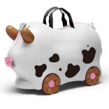 Детский чемодан Kidsmile Корова Белый
