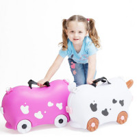 Детский чемодан Kidsmile Корова Фиолетовый-2
