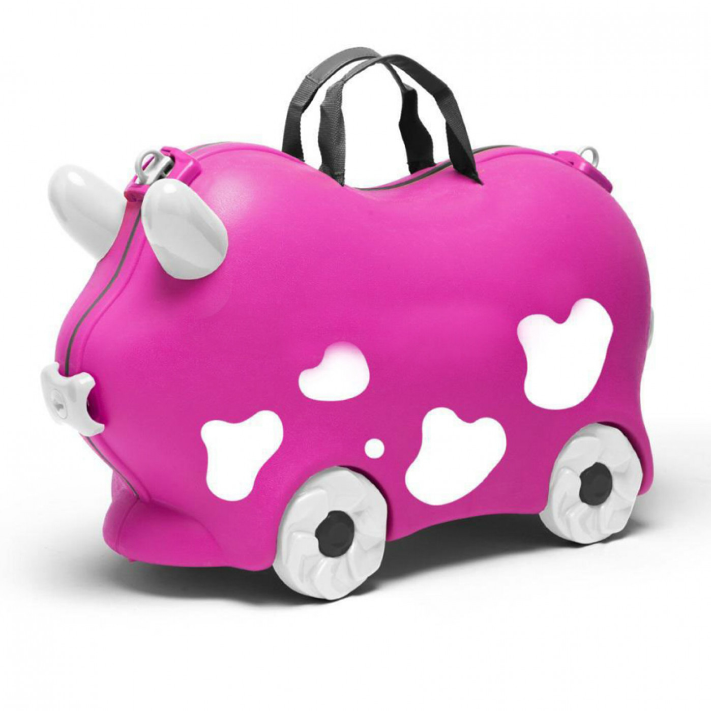 Детский чемодан Kidsmile Корова Фиолетовый