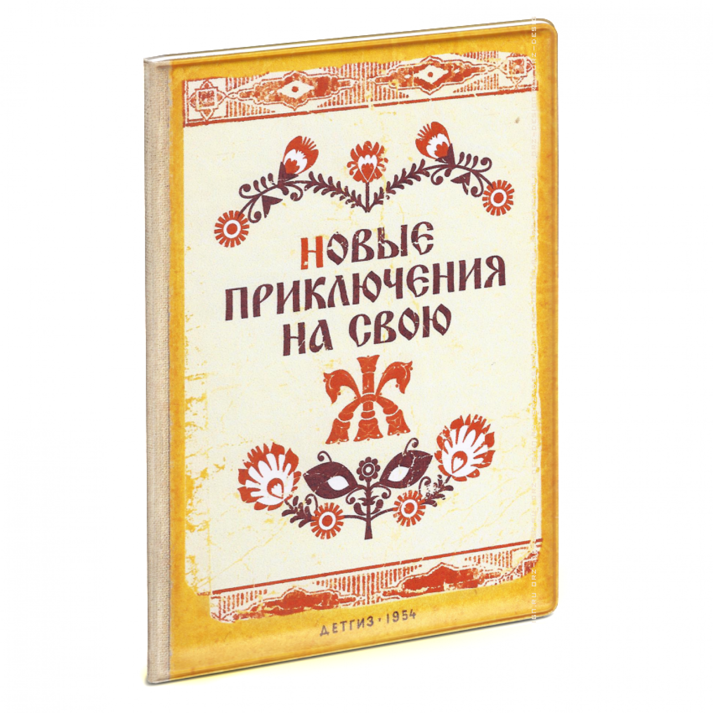Обложка на паспорт Приключения на свою Ж кож.зам.