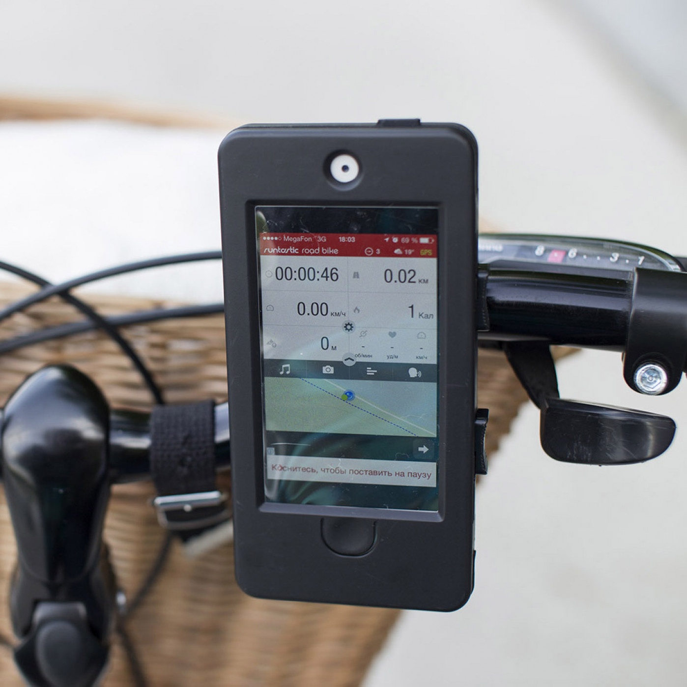 Велосипедный держатель для iPhone 5