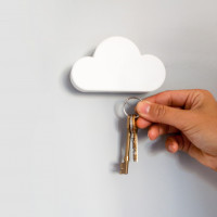 Магнитный холдер для ключей Cloud (не нужно сверлить стену)-2