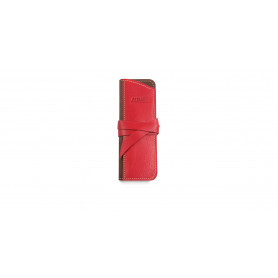 Пенал кожаный Artskill mini (красный)-2