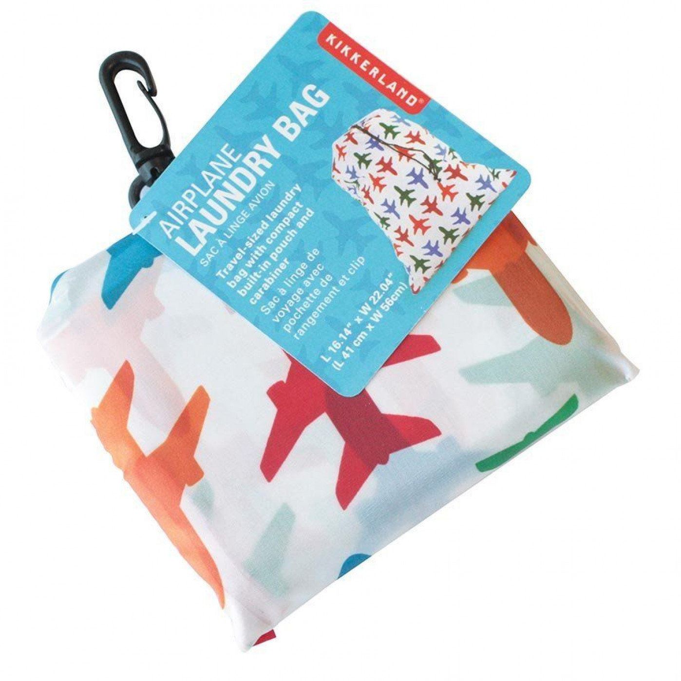 Складной дорожный мешок для белья Самолетики Kikkerland