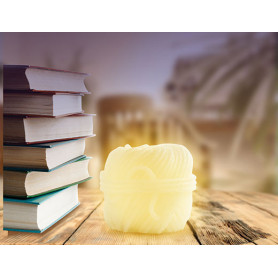 Электронная свеча в виде клубка XL парафин-2