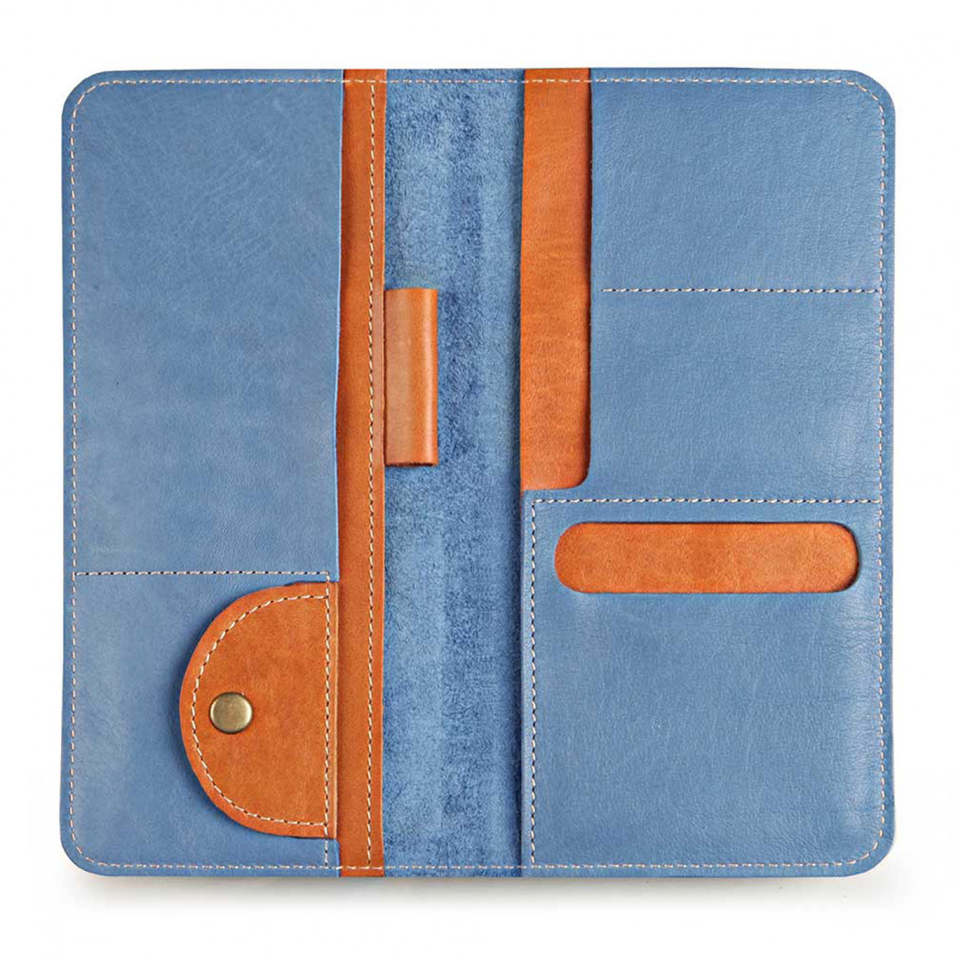 Холдер кожаный Artskill Travel голубой