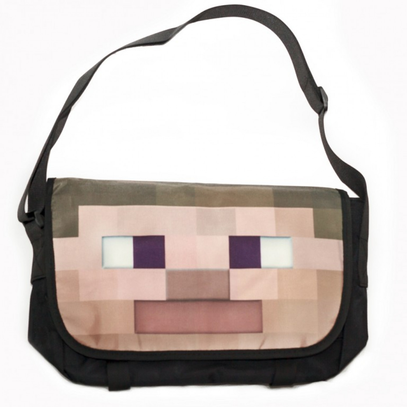 Наплечная сумка с лицом Стива Minecraft