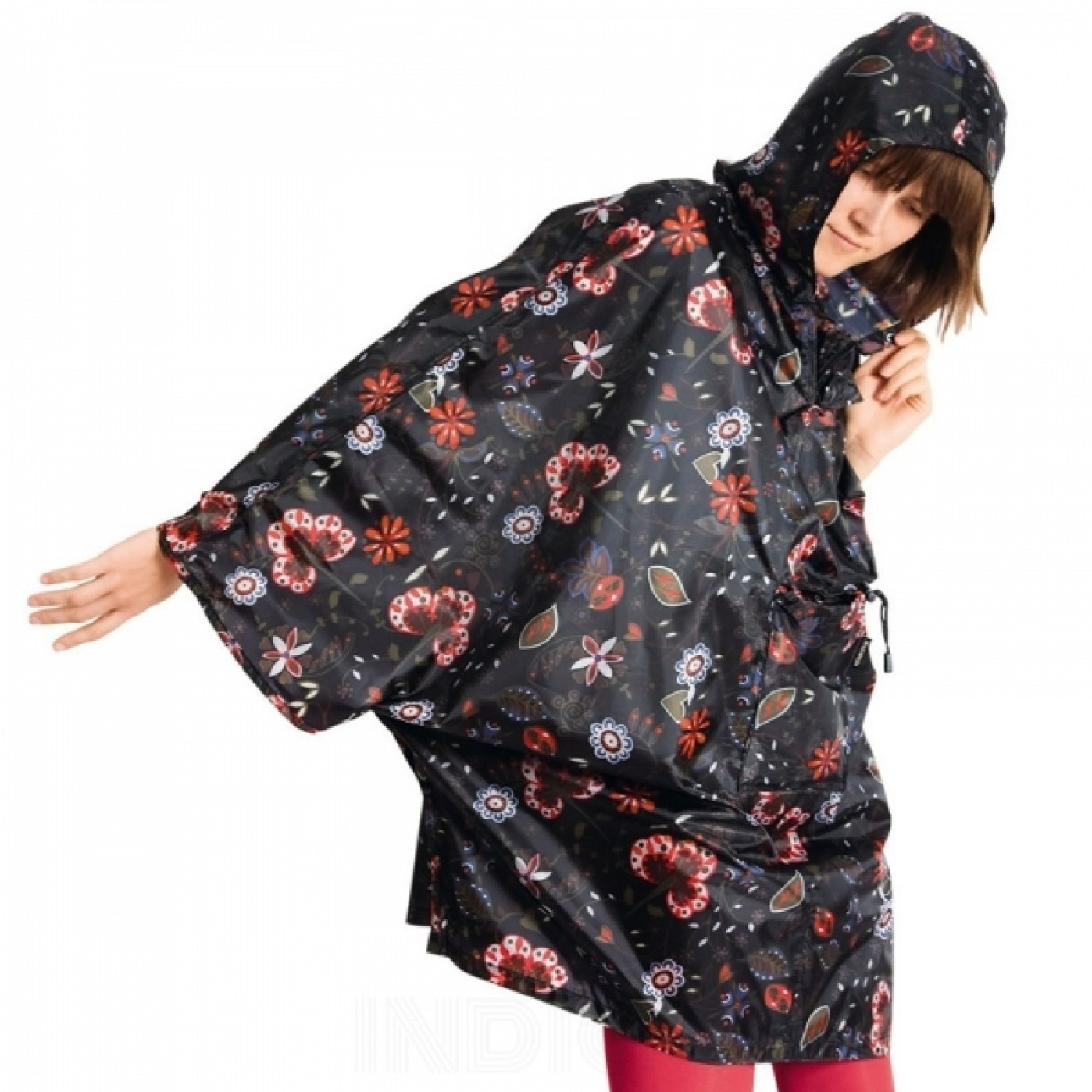 Дождевик Mini maxi folklore black