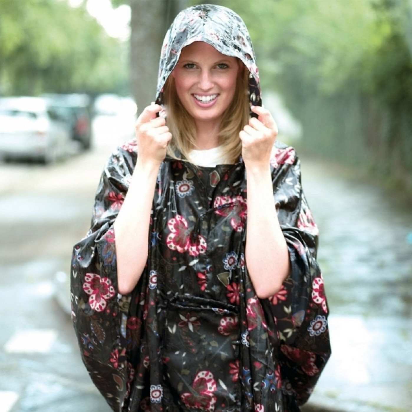 Дождевик Mini maxi folklore black