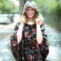 Дождевик Mini maxi folklore black-2