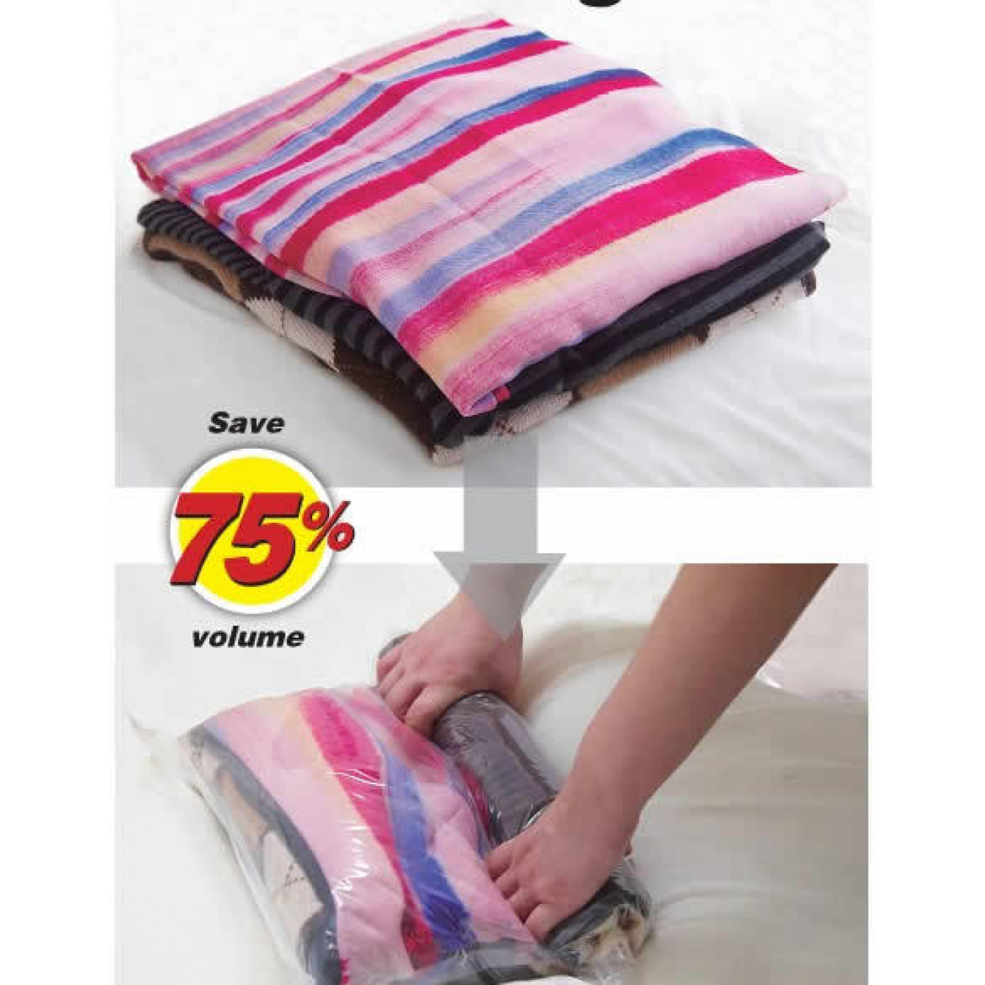 Пакет вакуумный для путешествий 50 х 70 см