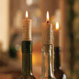 Свечи в виде пробок для винных бутылок