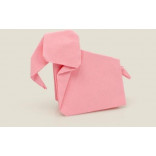 Блокнот оригами Розовый слон
