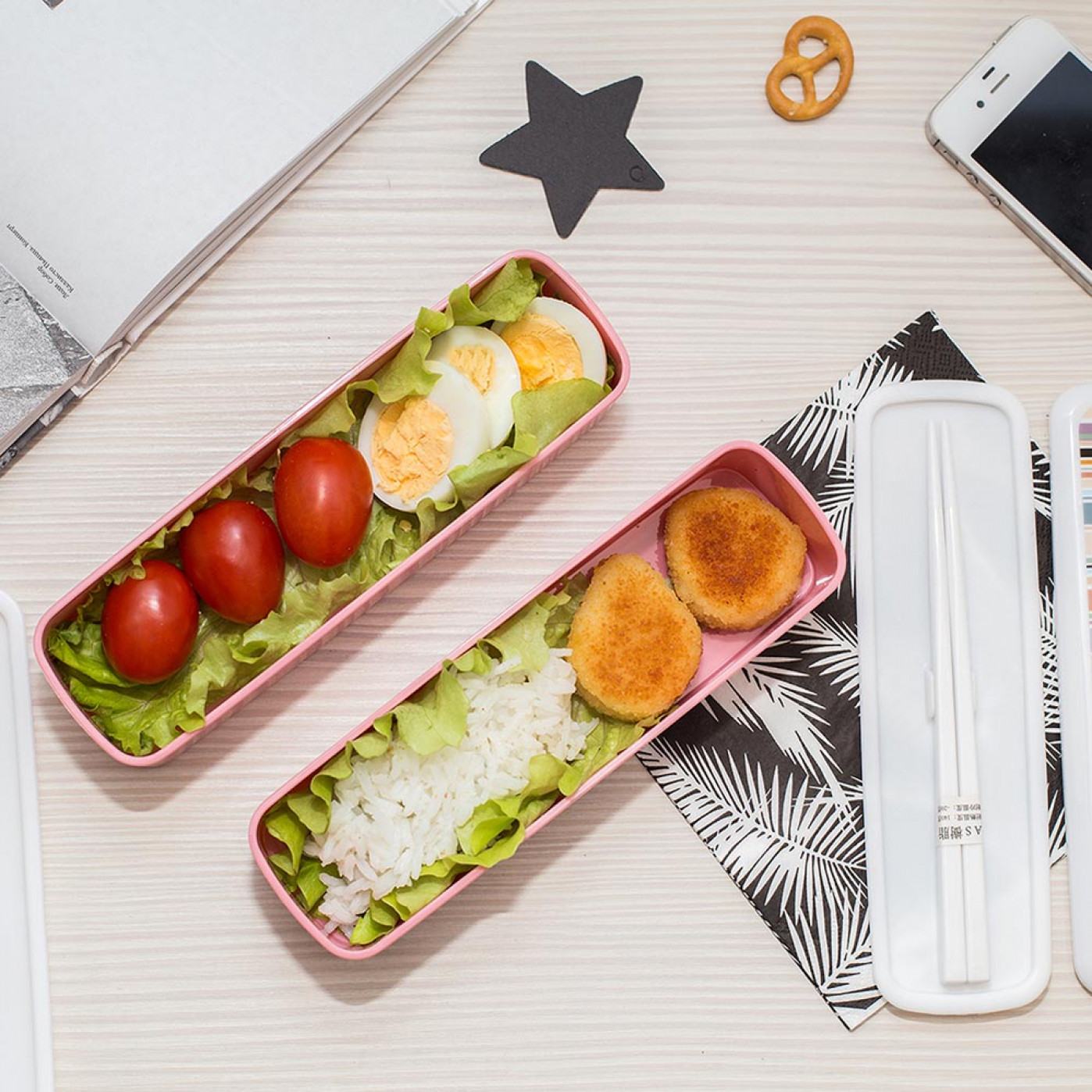 Двойной ланчбокс для микроволновки Uncle Bento Двойной ланчбокс для микроволновки Uncle Bento