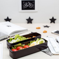 Двойной ланчбокс для микроволновки Uncle Bento