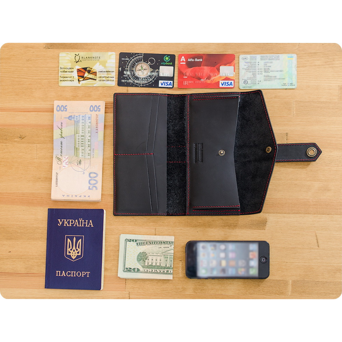 Портмоне 3.0 BlankNote (19х10 см) Разные расцветки