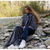 Плед с рукавами Sleepy Original темно-серый