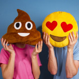 Большая Подушка Emoji Подмигивает Большая Подушка Emoji Подмигивает