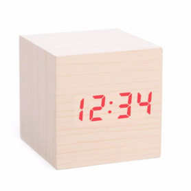 Часы Деревянный куб