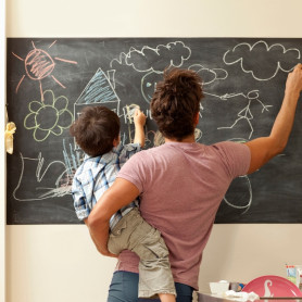 Доска-стикер для рисования мелом Black Board Sticker  Доска-стикер для рисования мелом Black Board Sticker