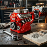 Кружка Двигатель V8 