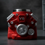 Кружка Двигатель V8 