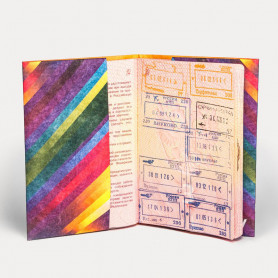 Обложка для паспорта New Cover Rainbow (материал Tyvek®)-2