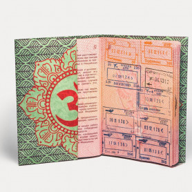 Обложка для паспорта New Cover Ganesha (материал Tyvek®)-2