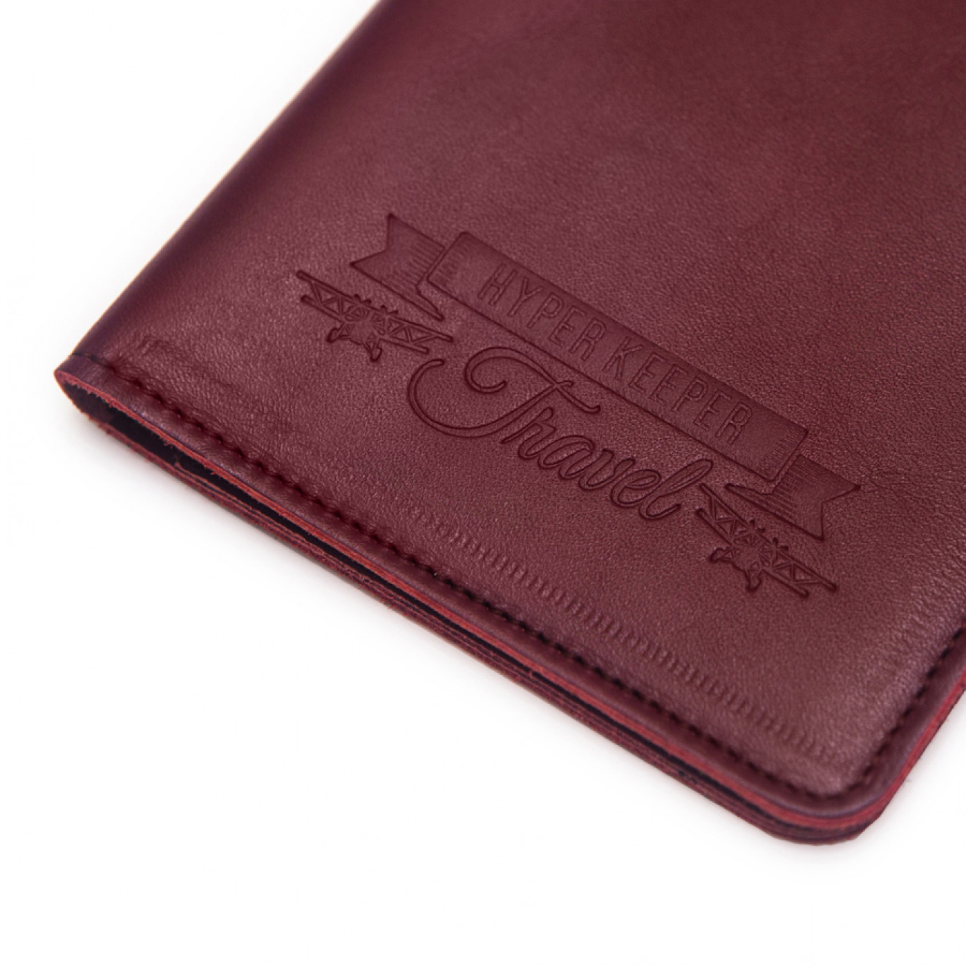 Кожаный холдер для документов Hyper Keeper 2.0 Cherry
