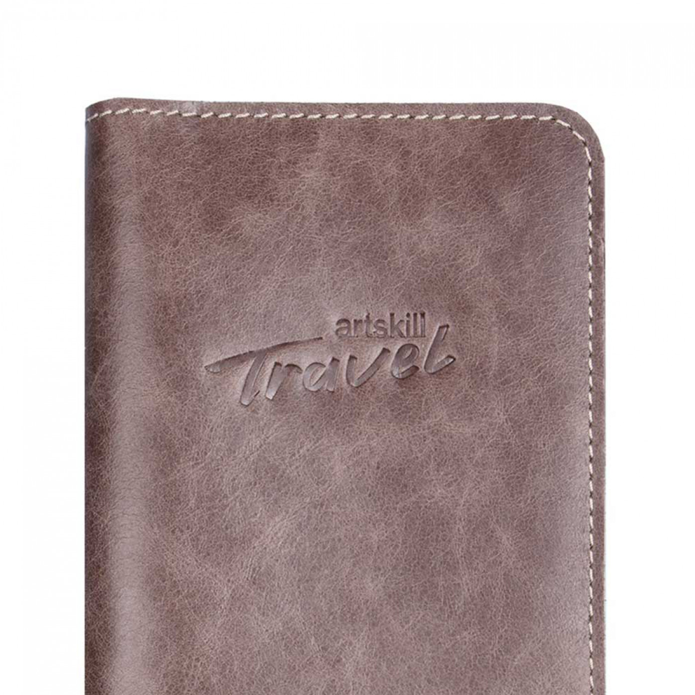 Холдер кожаный для документов Artskill Travel Капучино