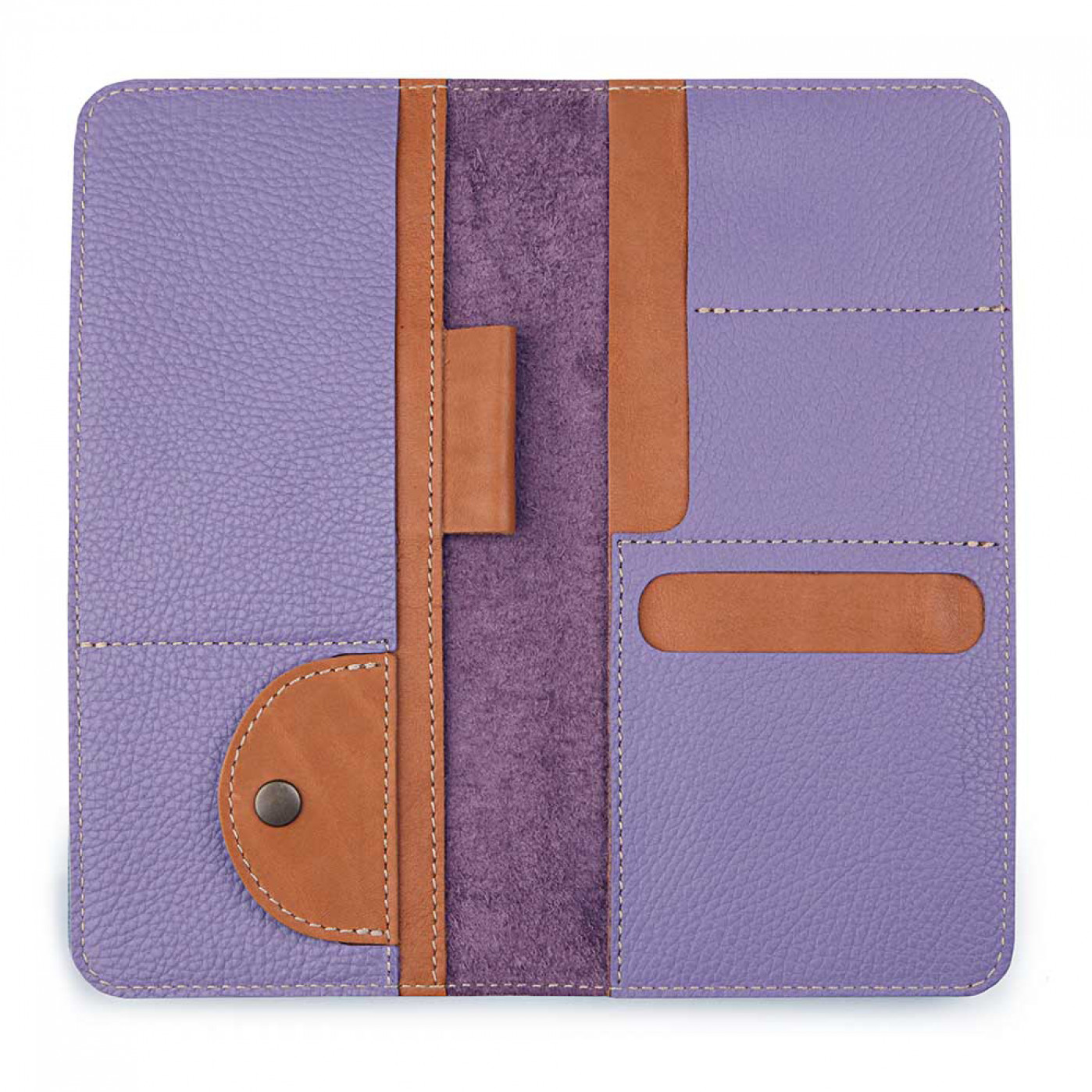 Холдер кожаный для документов Artskill Travel Лавандовый