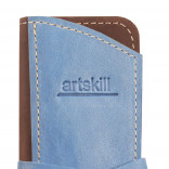 Пенал кожаный Artskill mini (голубой)