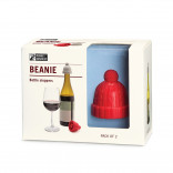 Набор пробок для бутылки Beanie голубой/серый