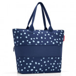 Увеличивающаяся сумка Shopper E1 Dots Navy