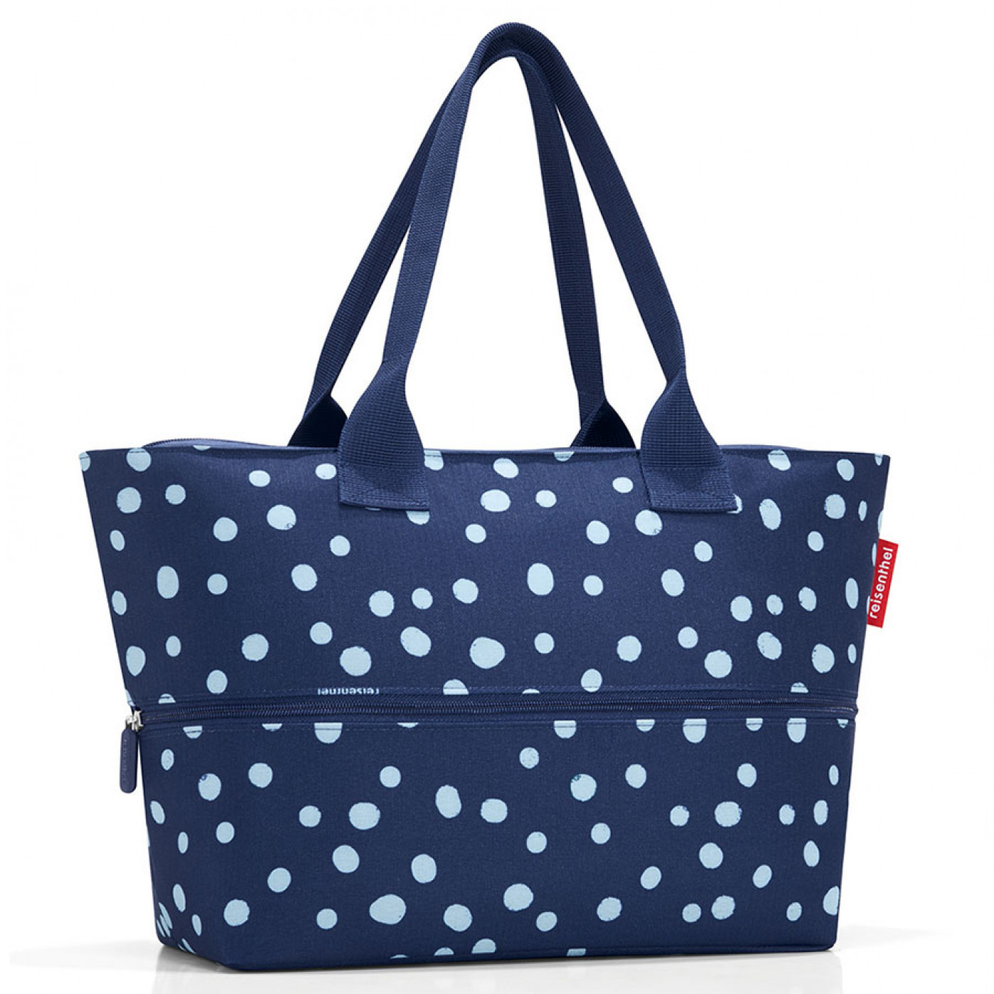 Увеличивающаяся сумка Shopper E1 Dots Navy