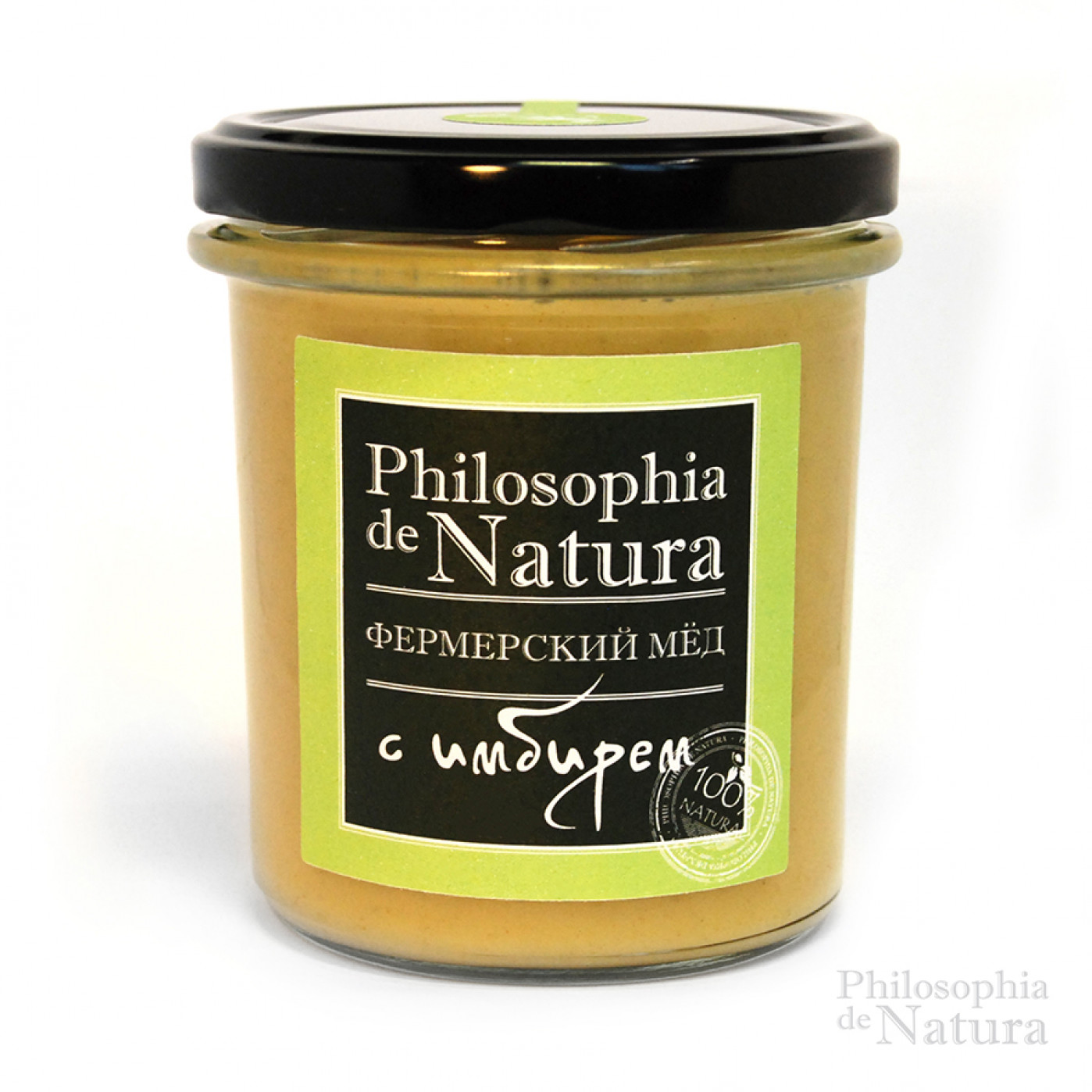 Фермерский мед с имбирем Philosophiya de natura. 180 гр