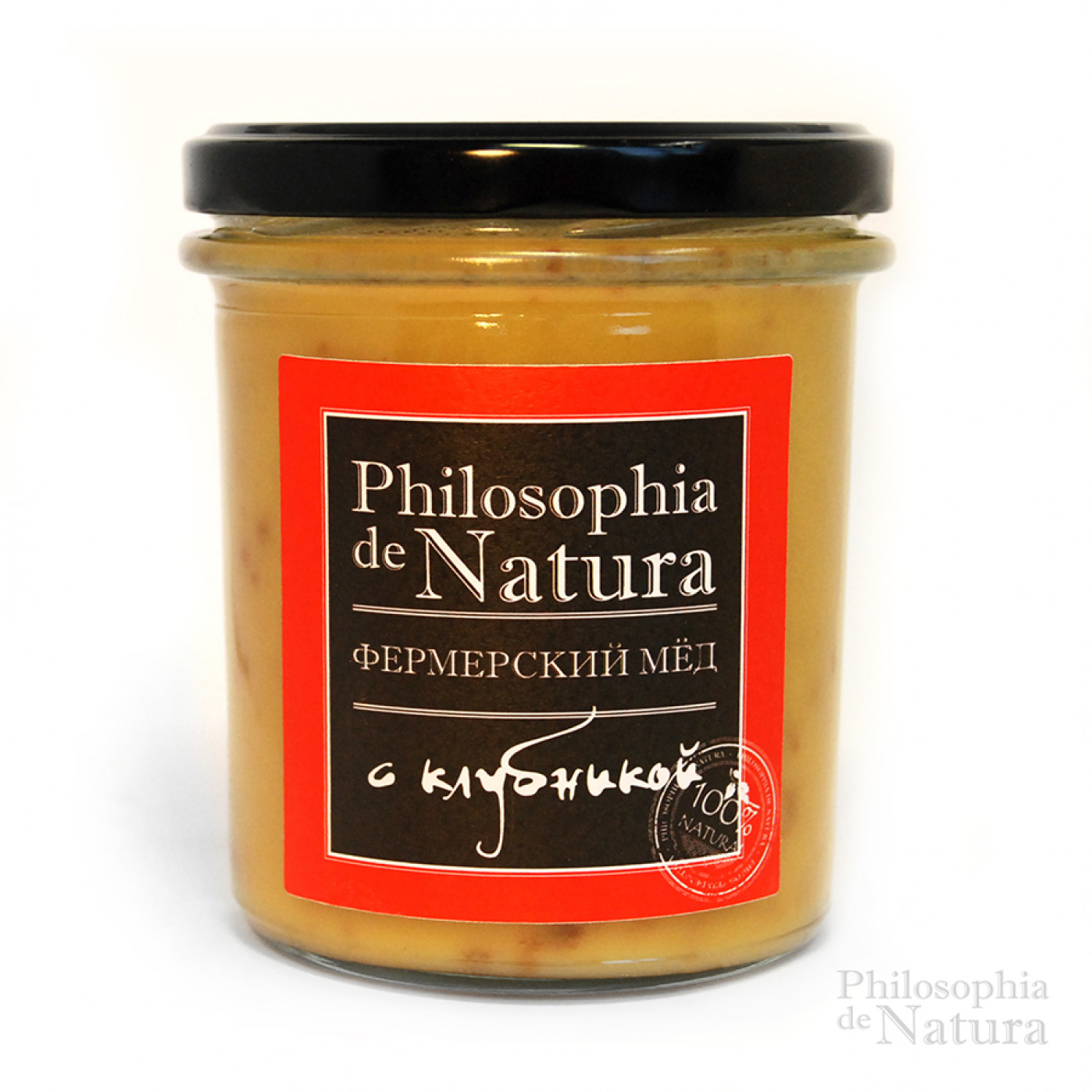 Фермерский крем-мед с клубникой Philosophiya de natura. 180 гр
