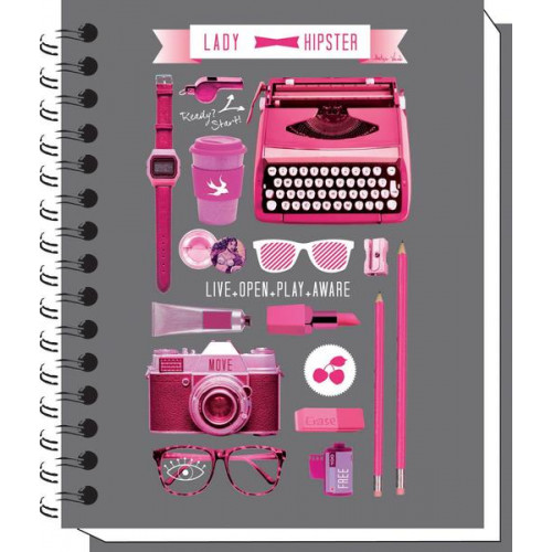 

Ежедневник Incidence Lady Hipster 12*15 см.