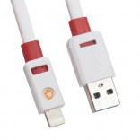 Плоский USB Дата-кабель Griffin Apple 8 pin Белый