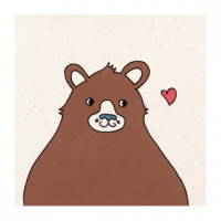 Открытка Bear Открытка Bear